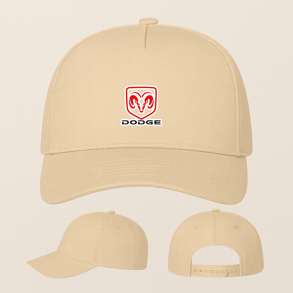 Dodge Car Five Panel Twill Snapback Cap